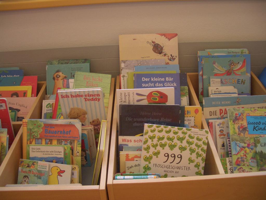 Innensicht der Bibliothek Ellmau