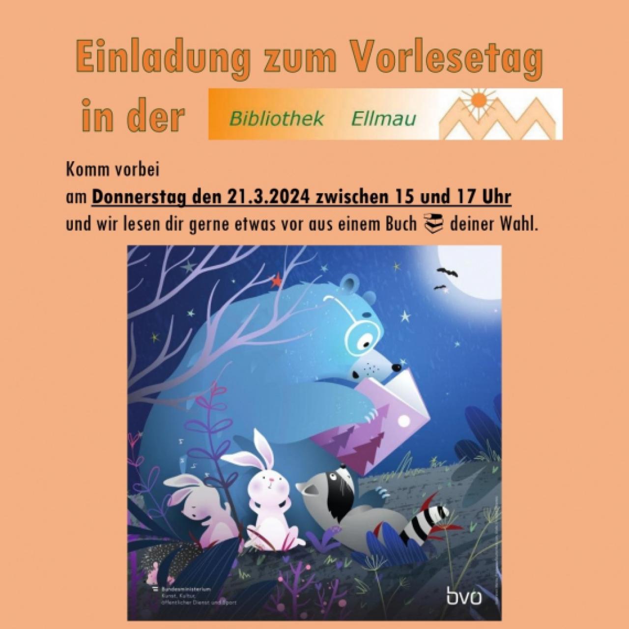 Einladung Vorlesetag 2024